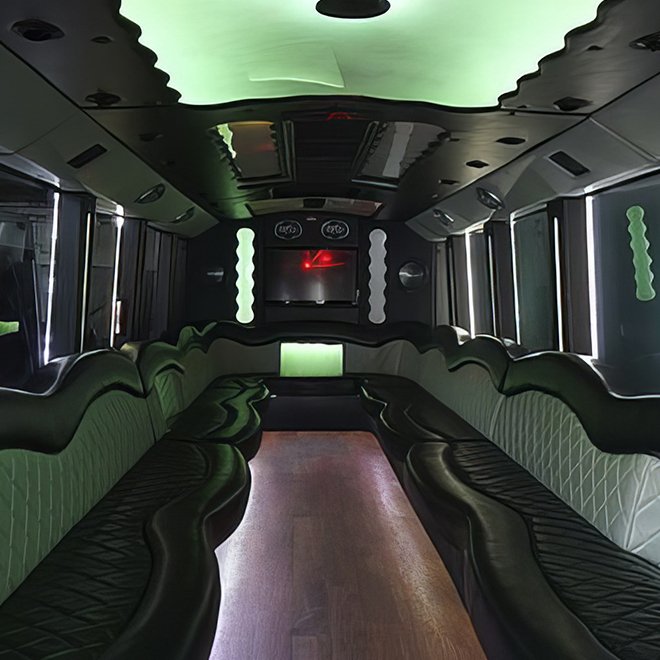 party bus interior